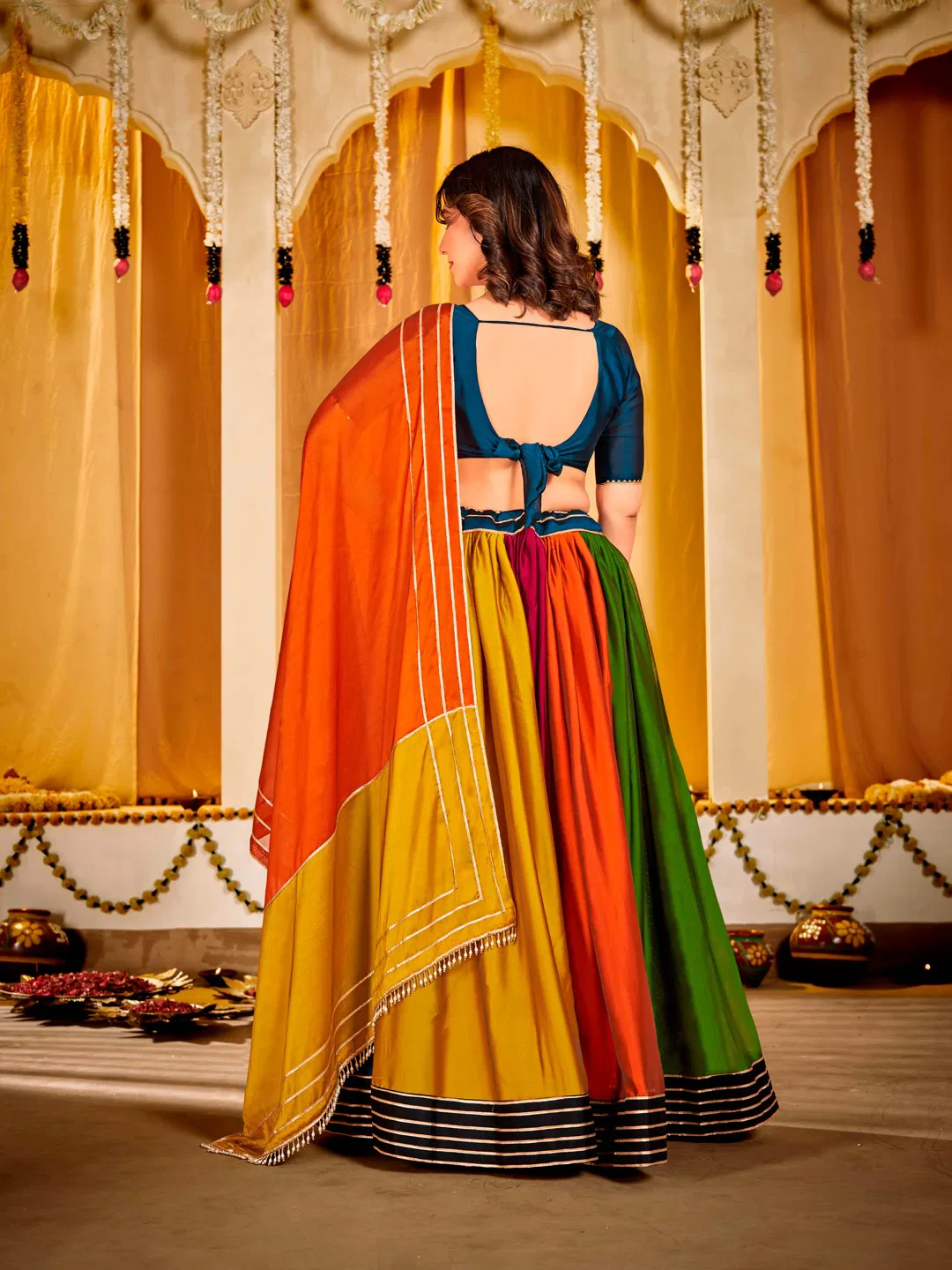Navratri Special Rangoli Silk Lehenga Choli By Nsf Suppliers In India
